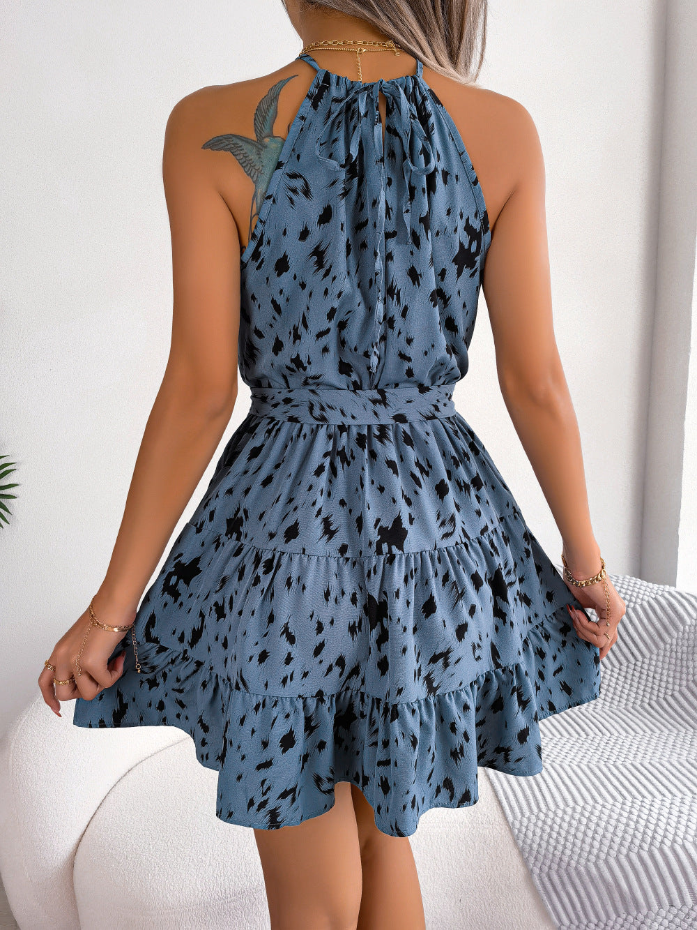 A leopard print dress that will suit your day