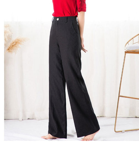 Stylish cotton and linen trousers