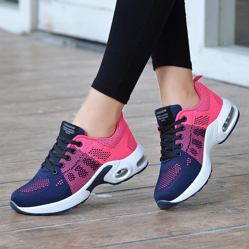 Comfortable woven mesh athletic shoe for your long day