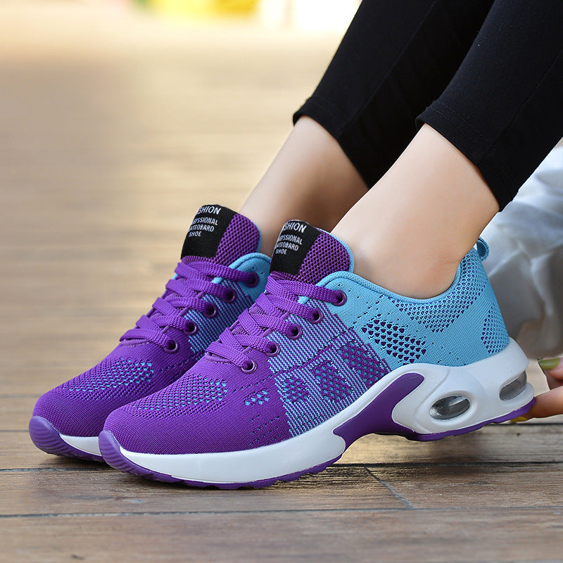 Comfortable woven mesh athletic shoe for your long day