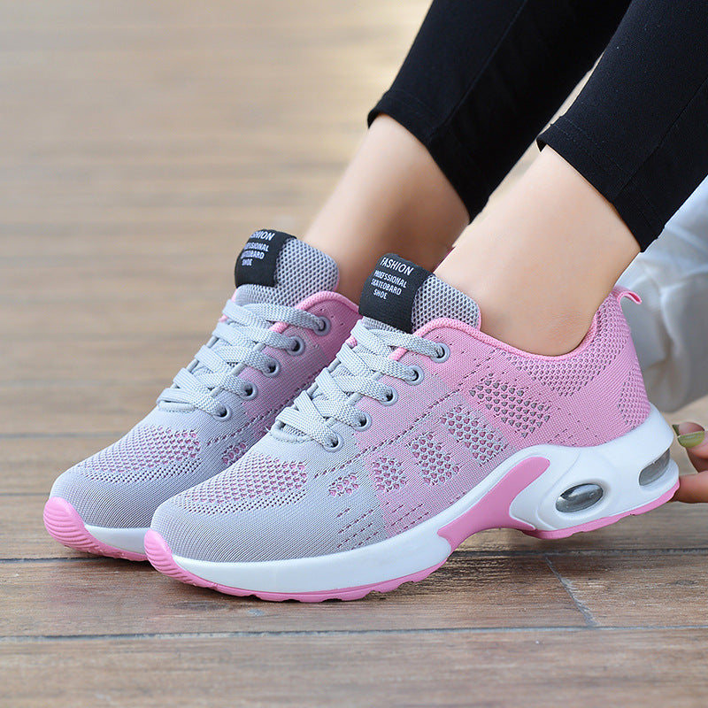 Comfortable woven mesh athletic shoe for your long day